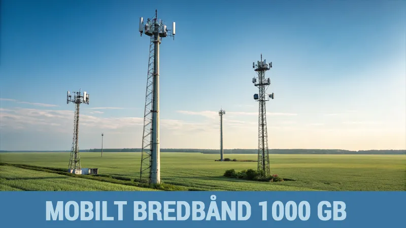 Mobilt bredbånd 1000GB