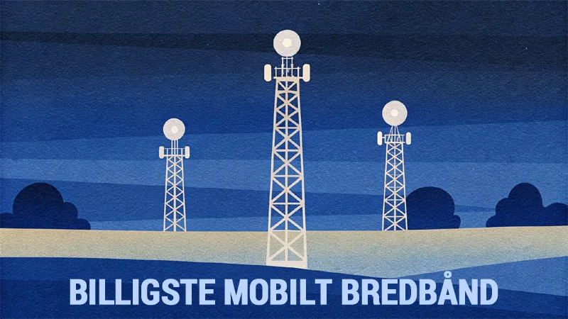 Billigste mobilt bredbånd