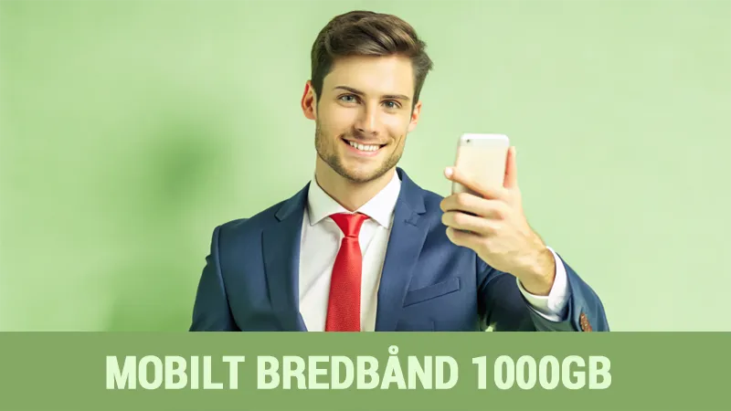 Mobilt bredbånd 1000 GB
